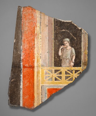 Frammento di una donna su un balcone da Roman