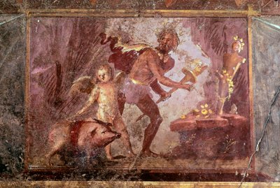 Affresco dalla Villa dei Misteri, Pompei da Roman
