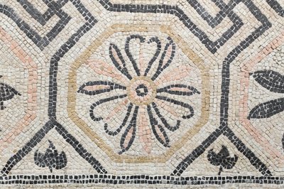 Motivo geometrico dalla domus di Via san Rocchino, II secolo d.C. da Roman