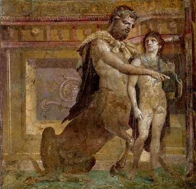 Il centauro Chirone e il giovane Achille da Roman