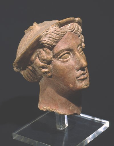 Testa di Mercurio, dal Tempio di Vignole o Falerii (marmo) da Roman