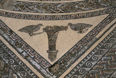Casa di Orfeo, Orfeo circondato da animali selvatici (dettaglio) da Roman