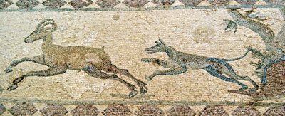 Scena di caccia, Casa di Dioniso, Paphos, Cipro da Roman