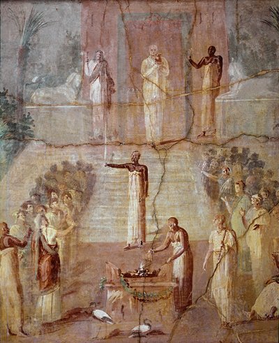 Cerimonia isiaca da Roman