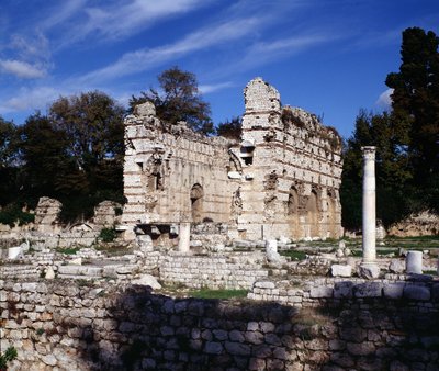 Alpi Marittime: Resti delle terme romane del III secolo nelle arene di Nizza Cimiez da Roman