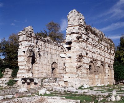 Alpi Marittime: Resti delle terme romane del III secolo nelle arene di Nizza Cimiez da Roman