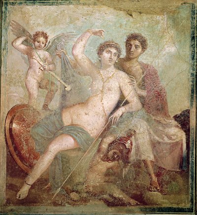 Marte e Venere dalla Casa di Marte e Venere, Pompei da Roman