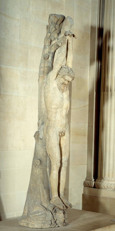 Il tormento di Marsia appeso a un tronco di pino da Roman