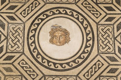 Mosaico di Medusa, nella Sala dei Mosaici nell