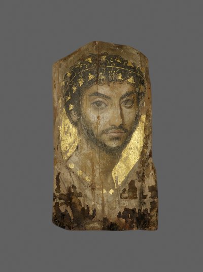 Ritratto di una mummia di un uomo, Egitto, regione del Fayum da Roman