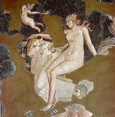 Nereide su un toro marino da Roman