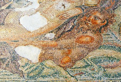 Nereidi e Bythos (dettaglio di Bythos) da Roman