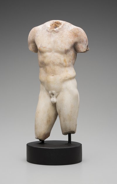 Torso maschile nudo (marmo) da Roman