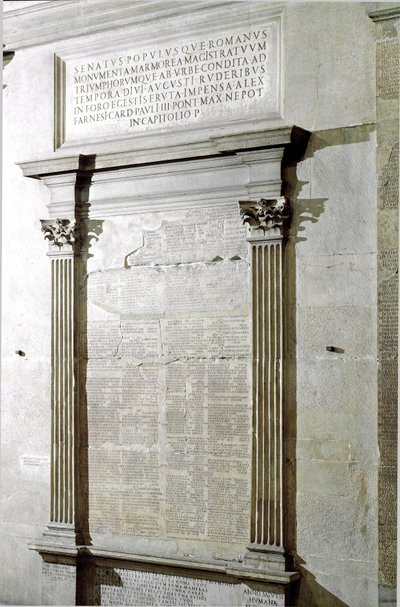 Targa dei Fasti Trionfali e Consolari. Periodo dell