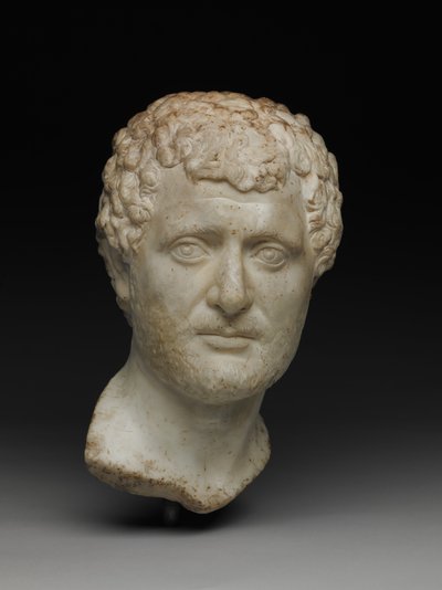 Testa Ritratto di un Uomo, c.A.D. 130-145 da Roman