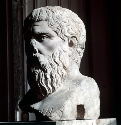 Ritratto di Platone (-428 - -348), Museo del Louvre, Parigi. da Roman