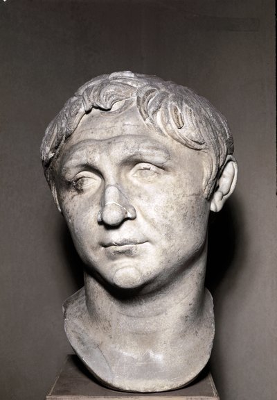 Ritratto di Pompeo Magno (scultura in marmo) da Roman