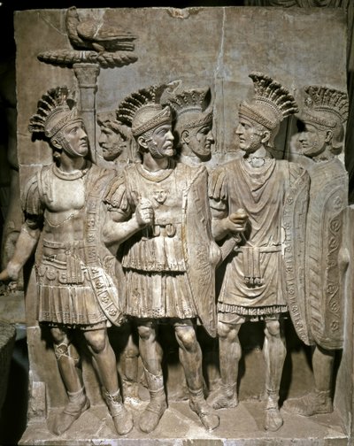 Rilievo dei Pretoriani, c. 51-52 d.C. (marmo) da Roman