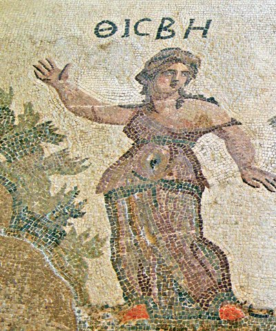 Piramide e Tisbe (dettaglio di Tisbe) da Roman