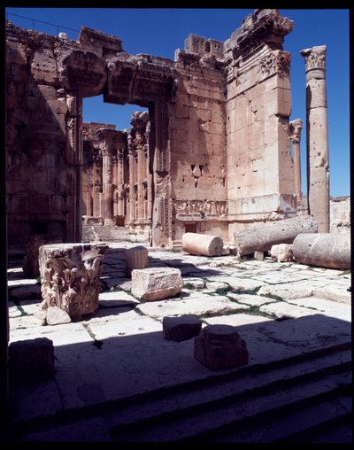 Rovine del tempio di Bacco da Roman