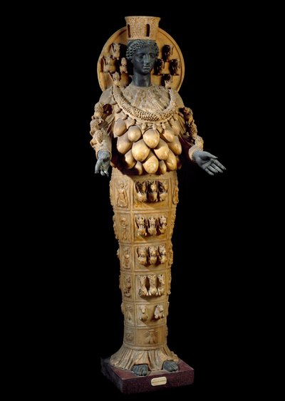 Arte romana: Artemide di Efeso - Scultura romana dopo un originale greco a Efeso da Roman