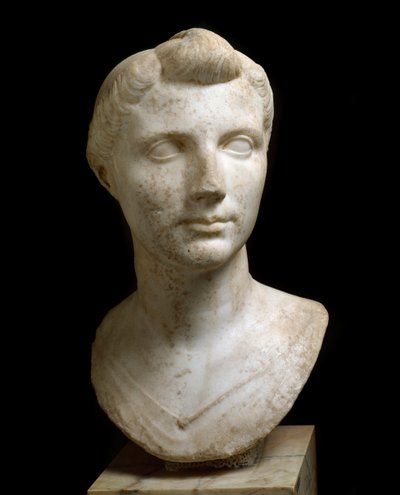 Arte romana: busto di Ottavia Thurina Minore (Ottavia Minore o Ottavia la Giovane) da Roman