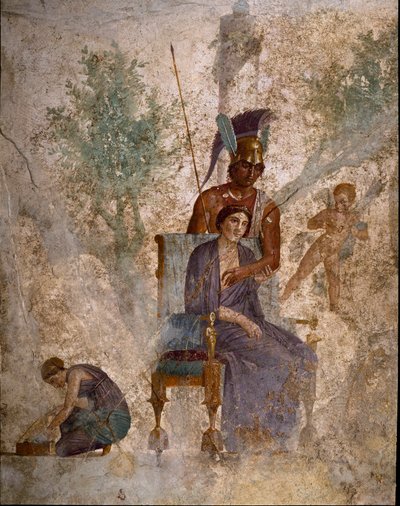 Arte romana: Marte, Venere e amore ozioso da Roman