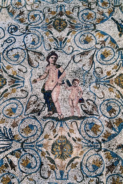 Arte romana: Mosaico del IV secolo d.C. dalla villa romana dell