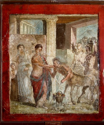 Arte romana: Il centauro assiste al matrimonio di Piritoo e Ippodamia da Roman
