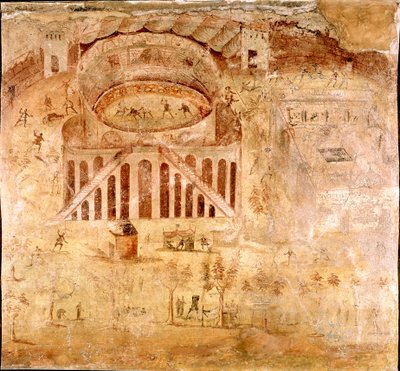 Arte romana: "Violenta lotta tra gli abitanti di Nocera e i Pompeiani nell