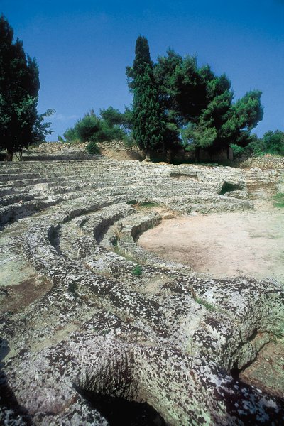 Resti romani di Pollentia, dettaglio dell