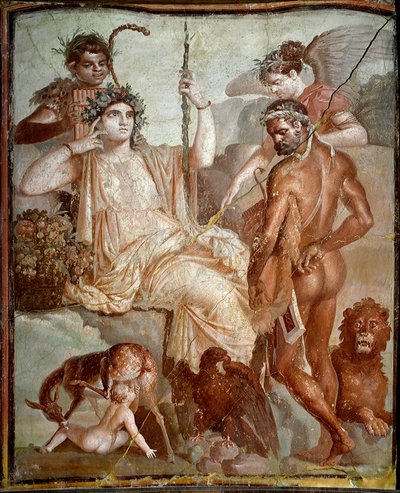 Eracle trova suo figlio Telefo sui monti dell