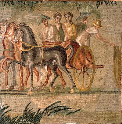 Arte romana: Corsa dei carri nell