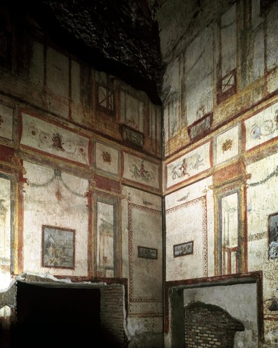 Arte romana: vista interna della Domus Aurea da Roman