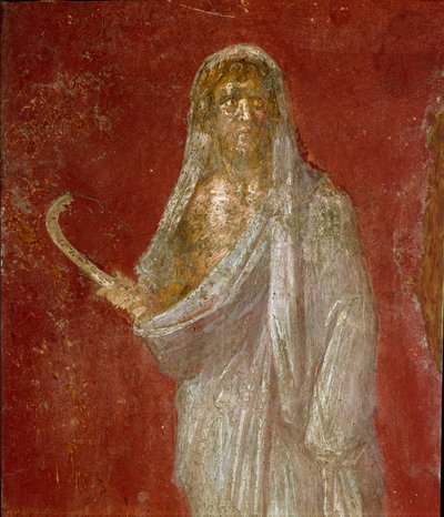 Arte romana: rappresentazione di Crono (Saturno) (dettaglio) da Roman