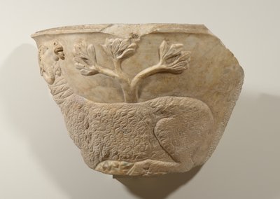 Frammento di sarcofago da Roman