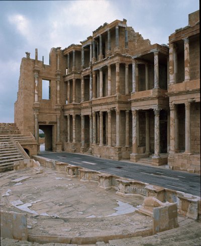 Scena del teatro romano, II-III secolo da Roman