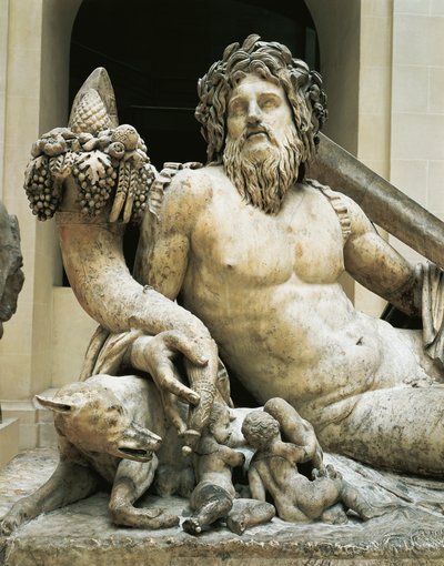 Statua rappresentante il fiume Tevere da Roman