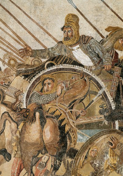 La battaglia di Isso vinta da Alessandro Magno contro Dario III da Roman