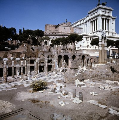 Il Foro di Cesare iniziato nel -54 a.C. e terminato sotto l