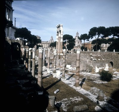 Il Foro di Cesare iniziato nel 54 a.C. e terminato sotto l