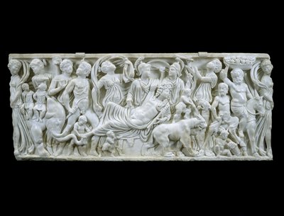 Il trionfo indiano di Dioniso, 180-195 d.C. da Roman
