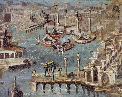 La città e il porto di Pozzuoli da Roman