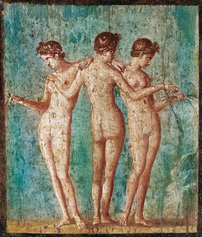 Le tre Grazie (affresco) da Roman