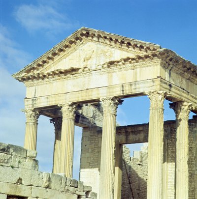Vista del Capitolium, facciata anteriore, 166-167 d.C. da Roman