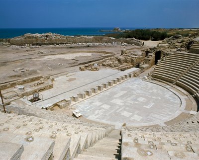 Vista del Teatro Romano da Roman