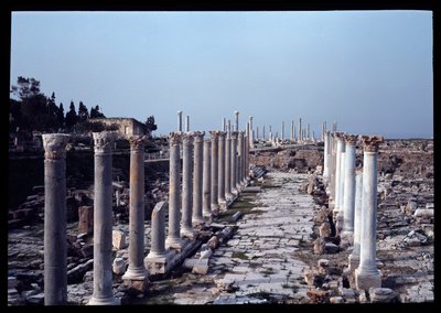 Veduta del sito archeologico, II-IV secolo da Roman