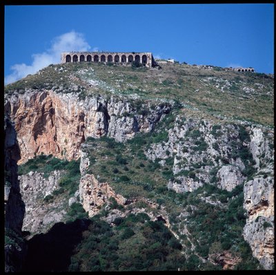 Vista del tempio di Giove da Roman
