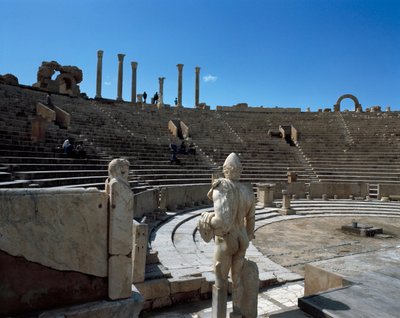 Veduta del teatro da Roman