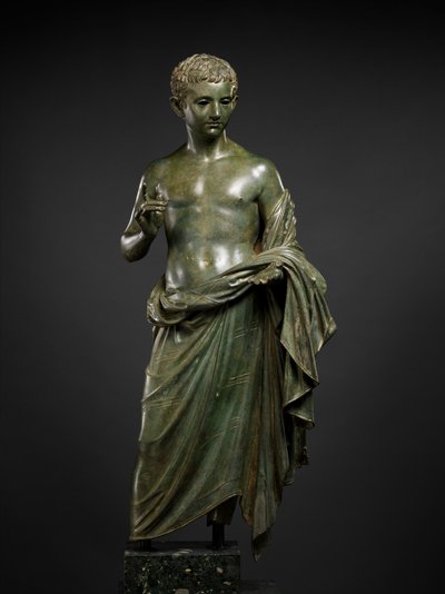 Statua in bronzo di un ragazzo aristocratico, 27 a.C.-14 d.C. da Roman Imperial Period